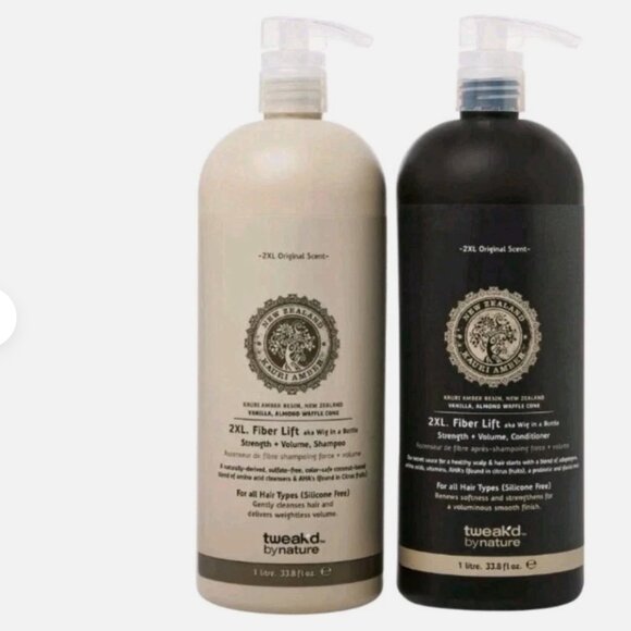 Tweak'd 2XL Fiber Lift Shampoo & Conditioner VANILLA ALMOND WAFFLE 33.8 oz SEALE - Picture 1 of 1